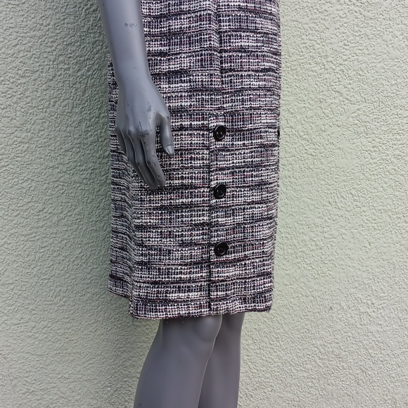 CONNECTED APPAREL LADIES COTTON BLEND (6) BUTTON MIDI LUX DRESS (SRI LANKA) - Picture 10 of 17